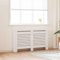 Hogar y jardín, cubierta para muebles y radiador, color blanco, 152 x 19 x 81,5 cm, MDF