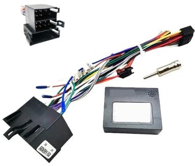 Radio-ISO-Kabelbaum, CAN-Bus-Decoder, 16-poliger Anschluss, Auto-Android-Kabeladapter, kompatibel für Opel Astra Corsa Zafira Vectra