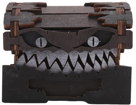 Ujjdwiurgh 1 Piece Devil Box Storage Wooden Spliced Building Blocks As Shown Wood DIY Colored Graffiti Crafts Decoration