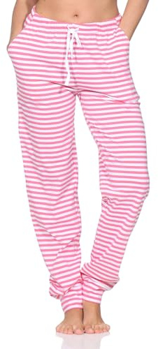 Normann Damen Schlafanzug Pyjama Hose lang Mix & Match - perfekt zu kombinieren