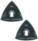 2 x TopsTools FASP_2 80mm Sanding Pad Compatible with Dewalt Stanley Black and Decker Bosch Fein (Non-StarLock) Makita Milwaukee Parkside Ryobi Worx (Fast Change) Workzone Multitool Accessories