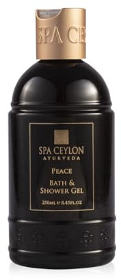 SPA CEYLON Peace Duschgel 250ml – Erfrischendes Duschgel mit Lemongras & Lavendel, beruhigend & ausgleichend, mit Aloe Vera & Pfefferminz, vegan & 100 % vegetarisch