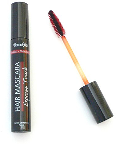 Pamai Pai® 15ml Haarmascara Mahagoni Rot - Henna Color für Strähnchen Ansatz Farbe