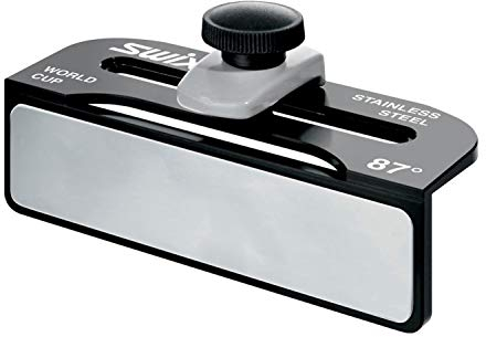 Swix Unisex-Erwachsene Edelstahl Weltmeisterschaft Racing Seite Schrägwinkel Datei Guide Schnee-Ski-Ausrüstung, Silber, 88