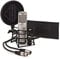 SONTRONICS STC-3X Professional 3-Pattern LDC XLR Studio Condenser Microphone. Broadcast, Podcast & Recording Vocals. Shock Mount, Pop Shield & Cable. Lifetime Mic Warranty - Designed in UK – Silver