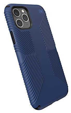 Speck Products Presidio2 Grip Case kompatibel mit iPhone 11 Pro, Coastal Blue/Black/Storm Blue