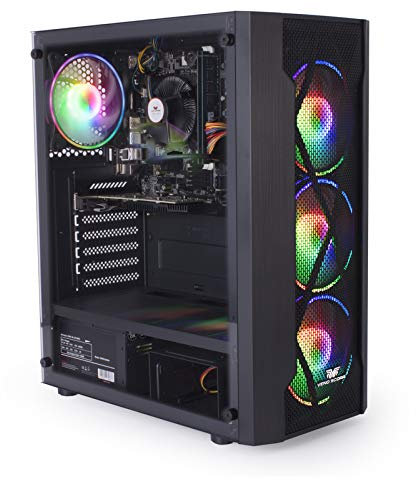 Veno Scorp : Budget Vortex Gaming PC Intel Core i3 2100 GT710 2GB Graphics (8GB - 256GB SSD) (Renewed)
