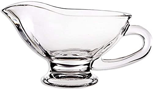 Salseras Transparentes, Salseras De Cristal con Asa, Vajilla Occidental, Plato De Condimentos, Taza De Postre, Plato De Salsa En Forma De Barco-170ml