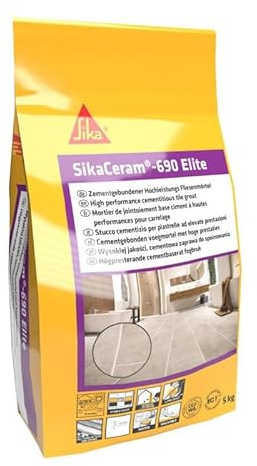 SikaCeram-690 Elite - Mortero de lechada a base de cemento - Sika - Gris