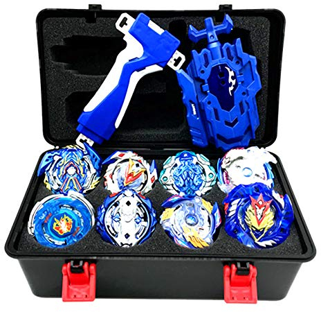 Baybledas Gyro Kreisel Burst Turbo Blade Set, 4D Spielzeug Geschenkset mit Blauer und Sendeeinheit