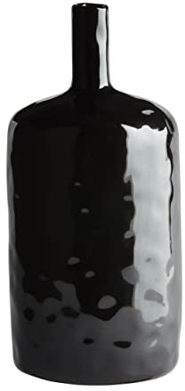Mud Pie Vase Bouteille Noir, Petit