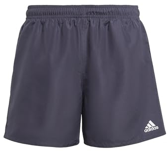 adidas Jungen Classic Badge of Sport Swim Shorts, Shadow Navy/White, 13-14 Years