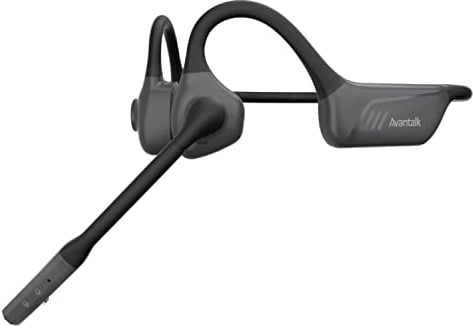 Avantalk Lingo - Auriculares Bluetooth Open-Ear Micrófono con Cancelación de Ruido para PC, Ordenador, Portátil, Teléfono, Cascos Inalámbricos con Reconocimiento del Entorno