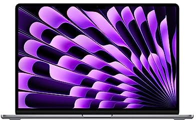 Apple 2023 MacBook Air portatile con chip M2: display Liquid Retina da 15,3, 8GB di RAM, 512GB di archiviazione SSD, videocamera FaceTime HD a 1080p. Compatibile con iPhone/iPad - Grigio siderale