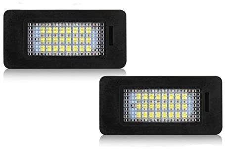 XENITE Heckleuchte Kennzeichen 2 Stücke Auto Nummer Kennzeichenbeleuchtung Zubehör Lampe Canbus 12 V Für A1 A4 B8 4D 5D A5 S5 2D 5D A6 S6 Für Golf