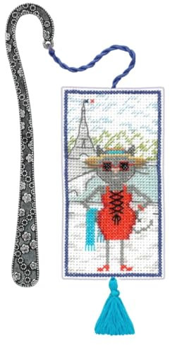 Le Bonheur des Dames Lesezeichen Kreuzstich Stickpackung
