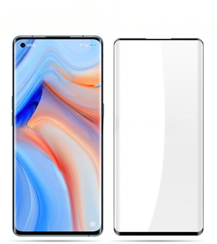 Kepuch Paquet de 2 Verre Trempé Protecteur d'écran pour Oppo Reno 6 Pro+