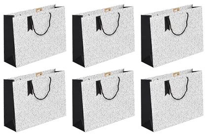 Eurowrap 324936Cpack 6 Geschenktaschen Excellia 37,3x12x27,5cm Handschrift