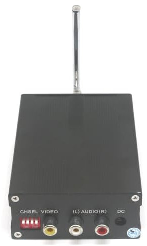Yuattory Trasmettitore di Segnale TV 16 Canali UHF Trasmettitore TV Video Senza Fili Set Top Box per Trasmissione TV Formato AV un UHF-TV PAL-D