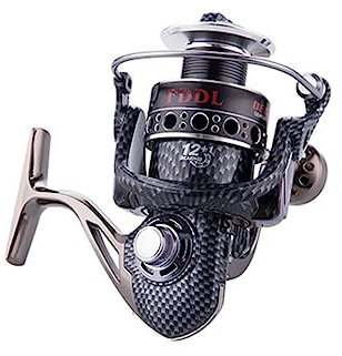 POPETPOP 12+1 bb Angelrolle Model Fishing Reel freilaufrolle Angeln Nahtlose Schnurrolle Flammenrolle beständig hohe Rolle Kabelwickler Aluminium Trolling Spule Keine Lücke Meeresrutenrad