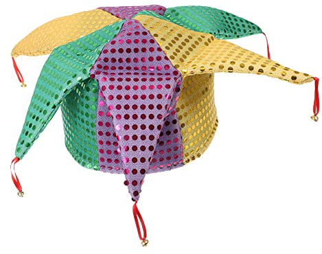 PACKOVE Mehr gehörniger Clown hut pierrot hut lustiger hut Narrenhut für Erwachsene Karneval Hut Kinderkleidung Hüte Halloween-Cosplay-Clown-Hut Halloween-Clown-Hut-Stütze Erwachsener
