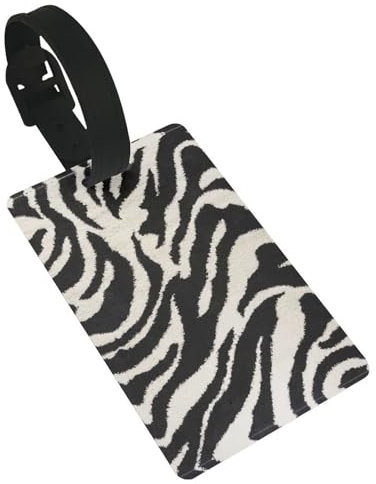 Gepäckanhänger mit Zebra-Tiermotiv, für Reisekoffer, Gepäck-Identifikation, Gepäckzubehör