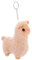 BESTonZON Niedlicher Alpaka Schlüsselanhänger Plüsch, Kawaii Lama Kuscheltier Anhänger, Dekoration für Rucksack, Handtasche, Geschenk für Kinder und Freunde, Weiches Tierchen