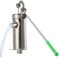 Pompa per acqua manuale, aspiratore manuale, strumento per l'estrazione delle acque sotterranee con corpo in acciaio inox, per l'uso in giardino, accessori per l'irrigazione di emergenza, per il