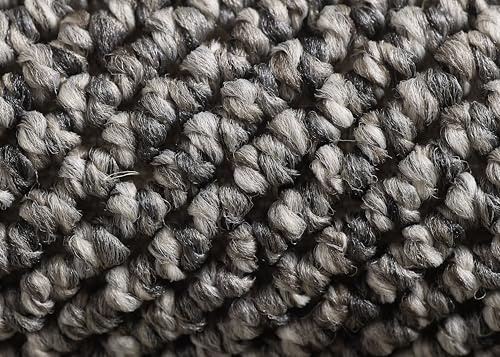 KADIMA DESIGN Teppich Modern Unifarben Elegant Pflegeleicht Waschbar Strapazierfähig Langlebig Rund Grau 200x200 cm Schlafzimmer Saugroboter Oeko-TEX Schadstoffgeprüft Gekettelt geeignet | CIMA