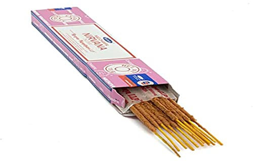 Satya 01415 Nag Champa (NIRVANA) Incense Sticks 12 Packs x 15g