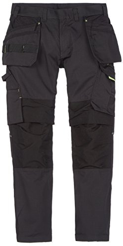 Blaklader 14961330 Service Shorts mit Nageltaschen, Schwarz/Gelb, grootte D100