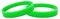 Silicone Wristbands Pack of 10 Infant Sizes Choice of Colours (Green)