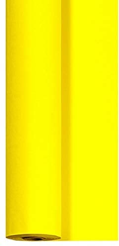Duni Dunicel Tischdeckenrolle Gelb 1,18 m x 25 m, Tischdecke gelb