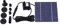 TOPINCN Solar Paisaje Fuente Bomba De Energía Solar Flotante Panel Fuente Kit Fuente Bomba De Agua Para Estanque Jardín Piscina Fish Tank