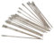 NIMOA Forets - 1mm Diamant Lapidaire Coated Forets Solides Bits Aiguille for Les Bijoux Agate, 20PCS