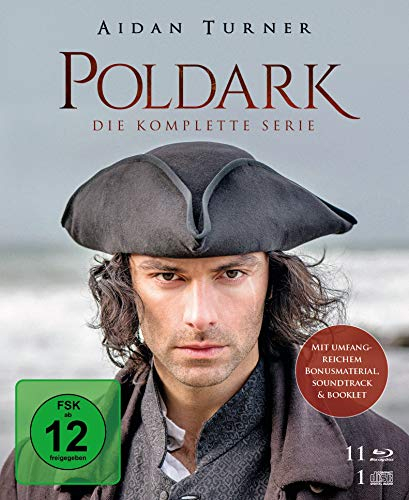 Poldark Komplettbox,11 Blu-ray + 1 Audio-CD