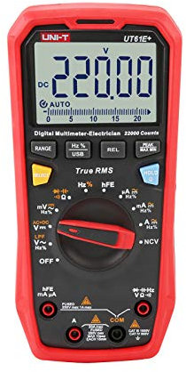 UNI-T UT61E+ Digital Multimeter True RMS AC/DC Voltage Current Resistance Capacitance Tester