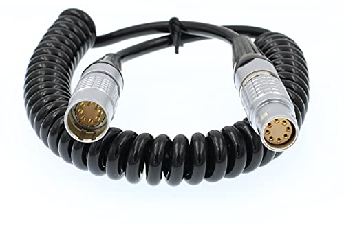 DRRI 2B 8 core maschio a 8 core femmina cavo di alimentazione a spirale per Arri Alexa Mini Camera (2B 8P-8F TTC)