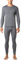 LAPASA Herren Innenfleece Thermounterwäsche Set, Thermounterhemd & Thermohosen Funktionsunterwäsche M24, Dunkelgrau (Extra warm) New, L
