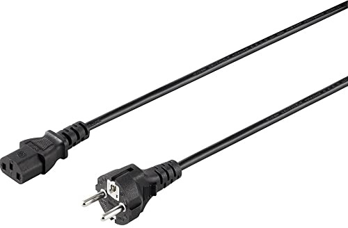 Sygonix SY-5042694 Kaltgeräte Anschlusskabel Schwarz 1.50m