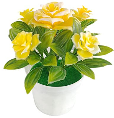 Haloppe Mini pot de fleurs en pot Jaune