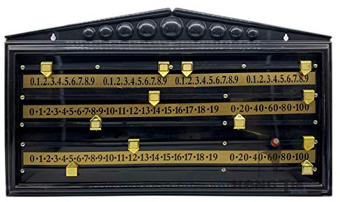 Dacvgog Billard Scoreboard Snooker Score Recorder Billard Club Spiel Recording Board Berechnungs Zahl Billard ZubehöR