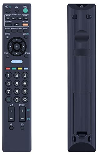 TCNOUMT RM-ED016 Télécommande de rechange pour Sony Bravia TV KDL-32V5500 KDL-32W5500 KDL-37W5500 KDL-40W5500 KDL-40WE5 KDL-46WE5 Aucune configuration requise