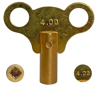 Radiator Bleed Key - 9 Sizes to Choose from - 4mm / 4 mm