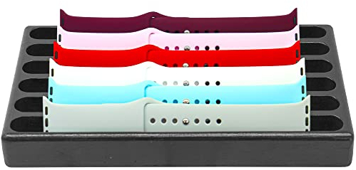 ATP MODERN Uhrenarmband-Organizer aus Holz - Funktioniert Mit Allen Apple Watch-Armbändern, Uhrenarmbandhalter, Massives Design, Kompatibel Mit iWatch