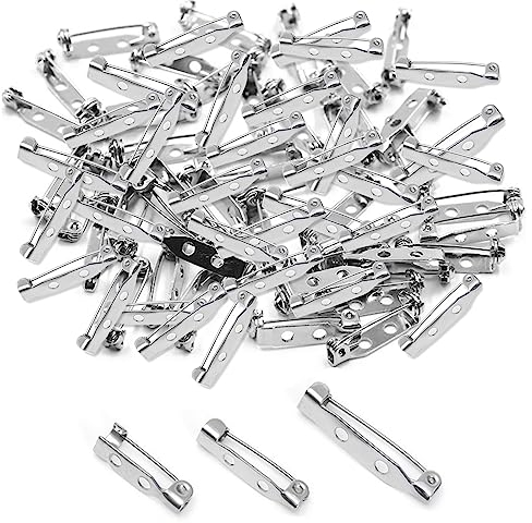 Broschennadeln Pins, Broschennadeln 32mm, 100 Stück Brooch Pins For Diy Crafts (20/25/32mm), Craft Safety Pins, 25mm Sicherheitsnadel, Diy Craft Sicherheitsnadel, 25mm Broschennadeln Sicherheitsnadeln