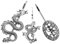 Mikinona 6stücke Teiliges Retro Drachen Haarklammern Metall Haarspangen Für Teenager Punk-haaraccessoires Für Verschiedene Frisuren Und Anlässe