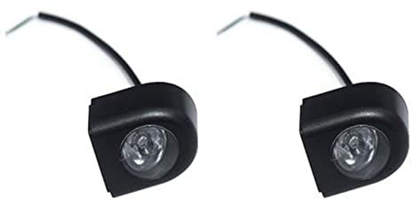 UNNIQ 2 stücke Scheinwerferlampe LED-Lichtfront-Lampe Ersatz M365 Elektrische Roller-Teile Fit for Xiaomi Fit for Mijia Rollerteile
