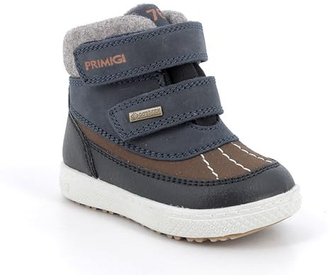 Primigi Barth 19 GTX, Stivali da Neve Bimbo 0-24, Blu-Marrone, EU