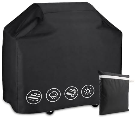 Große wetterfeste Grillabdeckung, UV-beständige Winddicht Abdeckhaube Grill, Gasgrill-Schutzhülle für BBQ, 170 x 61 x 117cm
